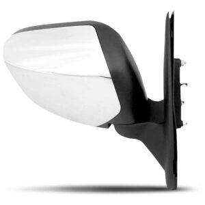 Retrovisor L200 Triton Fixo Capa Cromada 2007 A 2016 Lado Direito
