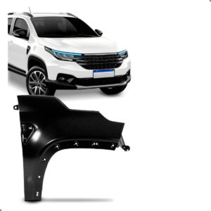 Paralama Para Strada 2020 2021 2022 2023 2024 2025 Preto Lado Direito