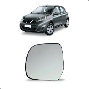Lente De Retrovisor Para March 2012 2013 2014 2015 A 2020 Lado Esquerdo