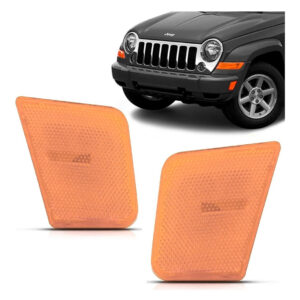 Refletor Parachoque Âmbar Cherokee Sport 2004 A 2007 Lado Direito