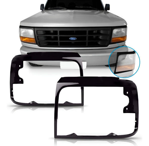 Aro Do Farol Ford F1000 1997 1998 1999 Lado Direito