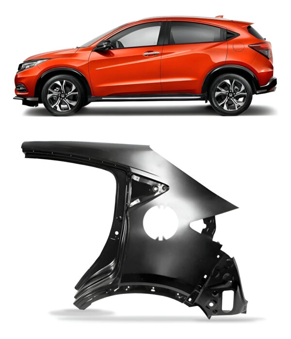 Lateral Traseira Hrv 2015 2016 2017 Lado Esquerdo