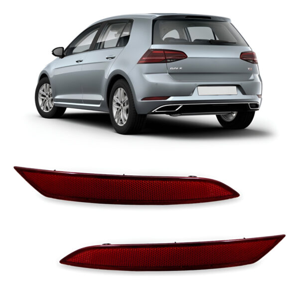 Refletor Parachoque Traseiro Golf 2018 A 2020 Lado Direito