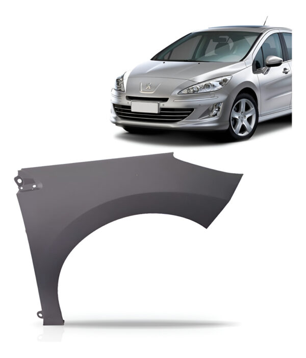 Paralama Dianteiro Peugeot 408 2011 2012 2013 2014 2015 Lado Direito