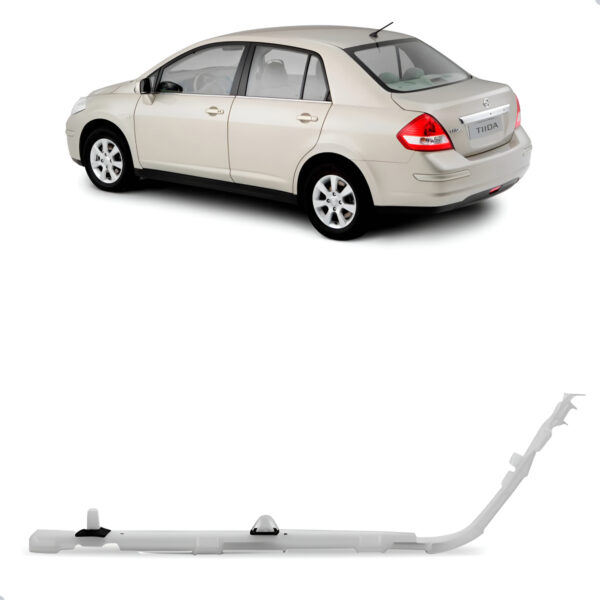 Guia Parachoque Traseiro Tiida 2007 A 2013 Lado Direito