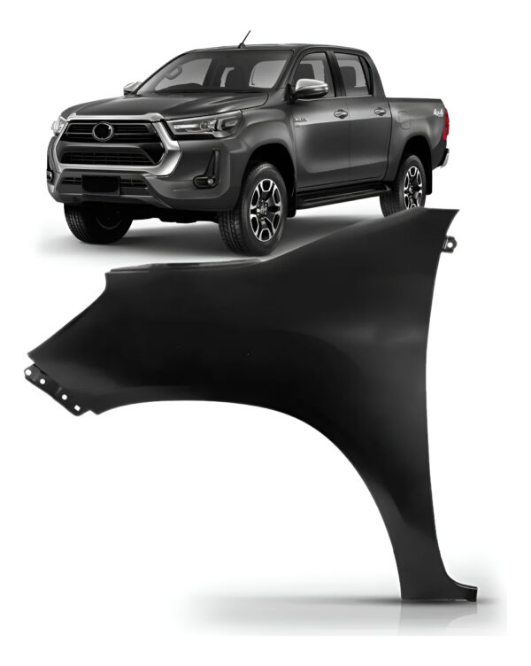 Paralama Hilux Sem Fura Para Pisca 2016 A 2023 Cabine Dupla Lado Esquerdo