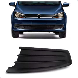 Moldura Grade Milha Vw Gol 2013 A 2016 Preto Sem Furo Lado Esquerdo