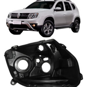 Carcaça Farol Duster 2010 2011 2012 2013 2014 2015 Lado Esquerdo