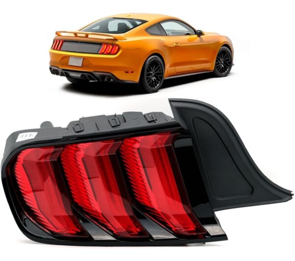 Lanterna Traseira Ford Mustang 2018 A 2019 Com Led Lado Esquerdo