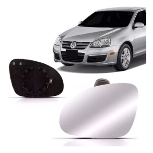 Lente Retrovisor Jetta 2007 2008 2009 2010 Com Base Lado Direito