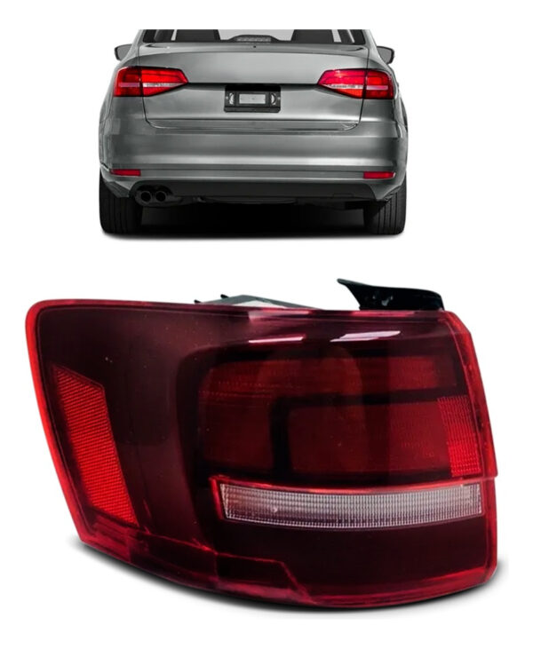 Lanterna Traseira Jetta 2015 2016 Fume Sem Led Canto Lado Esquerdo