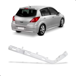 Suporte Parachoque Traseiro Para Tiida 2007 A 2010 Hatch Lado Direito