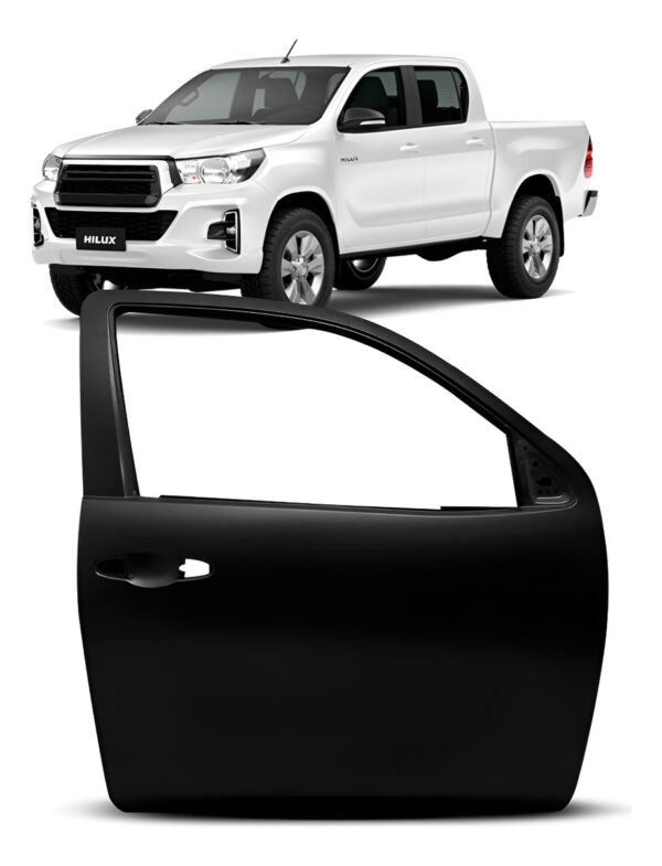 Porta Dianteira Hilux 2016 2017 2018 2019 Cabine Dupla Lado Esquerdo