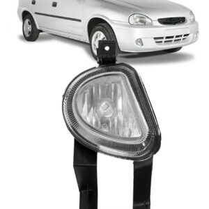 Farol Milha Auxiliar Corsa 2000/2002 Classic 03/09 Meia Lua Lado Direito