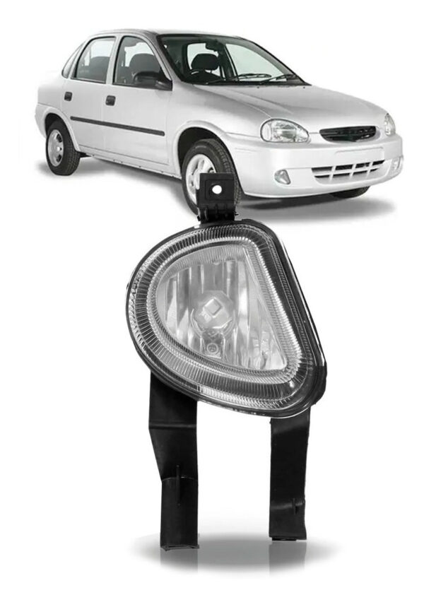 Farol Milha Auxiliar Corsa 2000/2002 Classic 03/09 Meia Lua Lado Direito