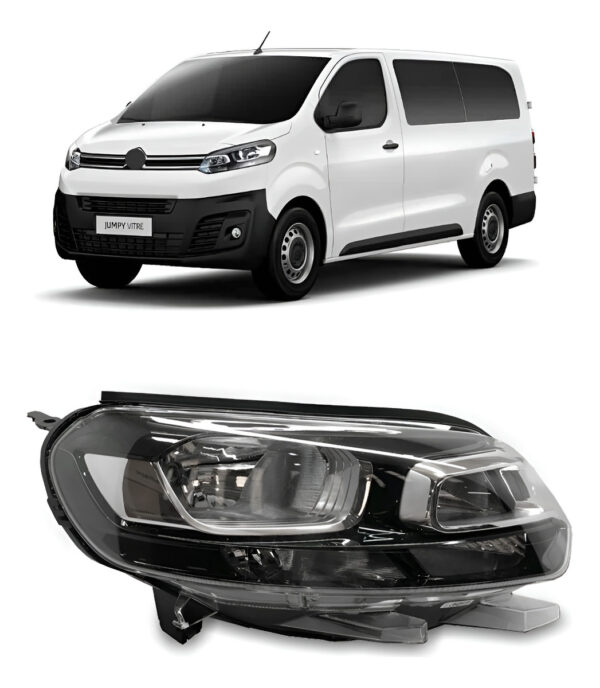 Farol Elétrico Jumpy 2018 A 2024 Scudo 2023 A 2024 Com Motor Lado Direito