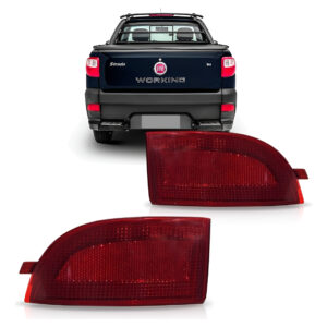 Refletor Olho De Gato Strada 2014 2015 2016 2017 Traseiro Lado Esquerdo