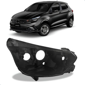 Carcaça Farol Dianteiro Argo E Cronos 2017 A 2024 Lado Direito