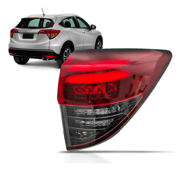 Lanterna Traseira Fume Hrv 2019 A 2021 Com Led Lado Direito