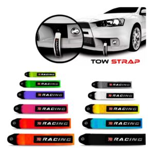 Tow Strap Fita De Reboque Flexível Esportivo Cor Branco