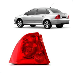Lanterna Traseira Para Peugeot 307 Ano 2007 A 2012 Sedan Lado Esquerdo