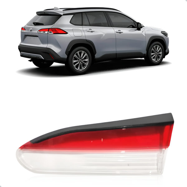 Lente Lanterna Para Toyota Corolla Cross 2021 Até 2024 Mala Lado Direito