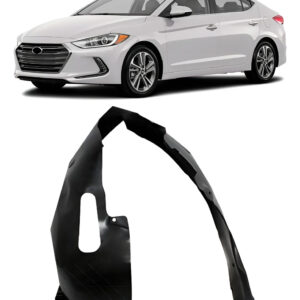 Protetor Caixa De Roda Dianteiro Elantra 2017 18 Resistente Lado Esquerdo