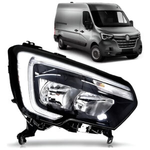 Farol Para Renault Master 2022 2023 2024 Eletrico Com Drl Lado Direito