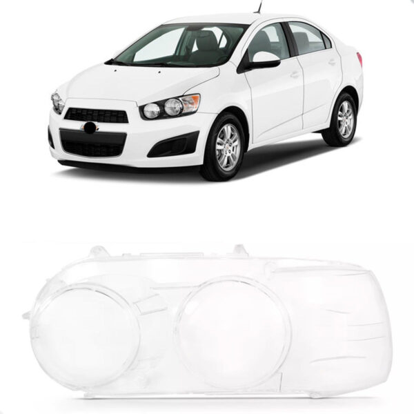 Lente Farol Para Chevrolet Sonic 2012 Até 2015 Lado Esquerdo