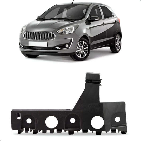 Guia Parachoque Dianteiro Ka 2019 2020 2021 Hatch Sedan Lado Esquerdo