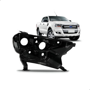 Carcaça Farol Para Ford Ranger 2016 2017 2018 2019 A 2023 Lado Direito