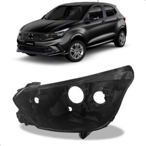 Carcaça Farol Dianteiro Argo E Cronos 2017 A 2024 Lado Esquerdo