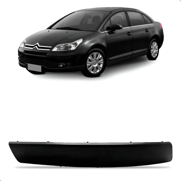 Moldura Parachoque Dianteiro C4 2008 Até 2014 Pallas / Hatch Lado Esquerdo