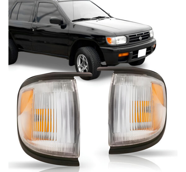 Pisca Lanterna Dianteira Pathfinder 1996 97 98 99 Aro Preto Lado Direito