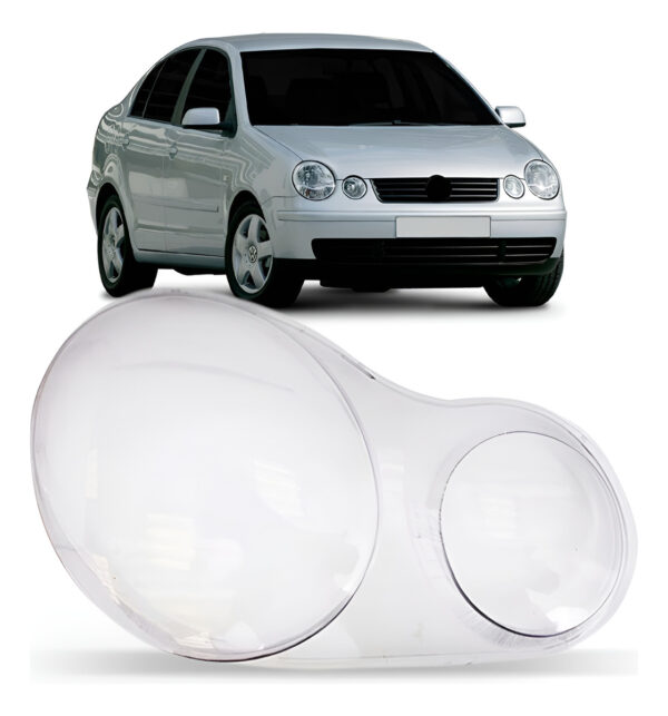 Lente Farol Polo 2003 A 2006 Lado Direito