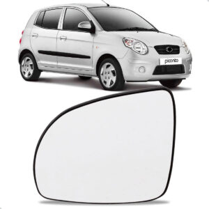 Lente Retrovisor Para Kia Picanto 2008 Até 2011 Lado Esquerdo