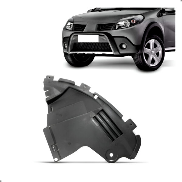 Defletor Inferior Sandero Stepway 2008 2009 10 11 12 13 2014 Lado Esquerdo