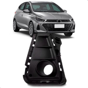 Tela Frontal Lateral Hb20 23 24 Parachoque Dianteiro C/ Furo Lado Esquerdo