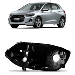 Carcaça Farol Onix 2020 A 2025 Modelo Simples Lado Esquerdo