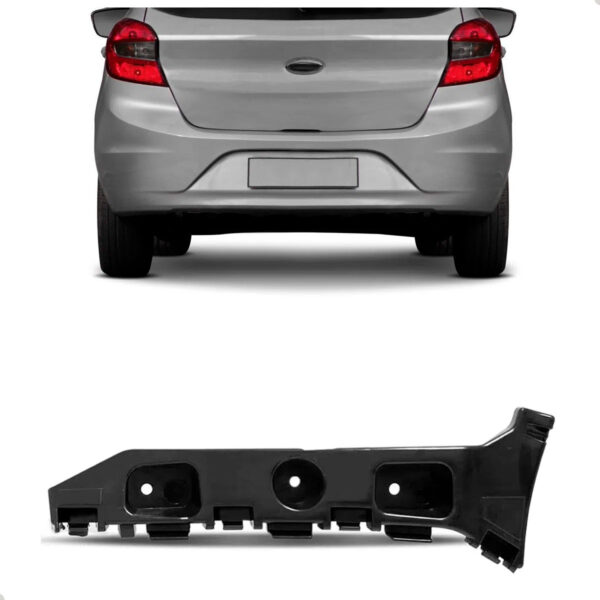 Guia Parachoque Traseiro Ka Hatch 2020 2021 2022 2023 Lado Direito