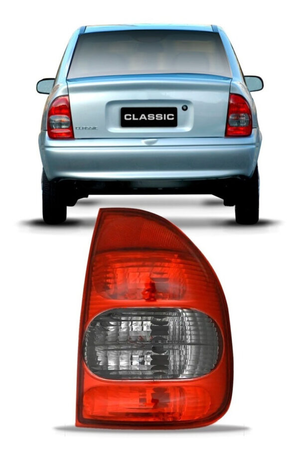 Lanterna Traseira Corsa Sedan Classic 2000/2009 Fume Oferta Lado Direito