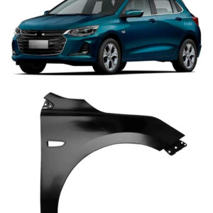 Paralama Onix 2020 2021 2022 Com Furo Pisca Lado Direito