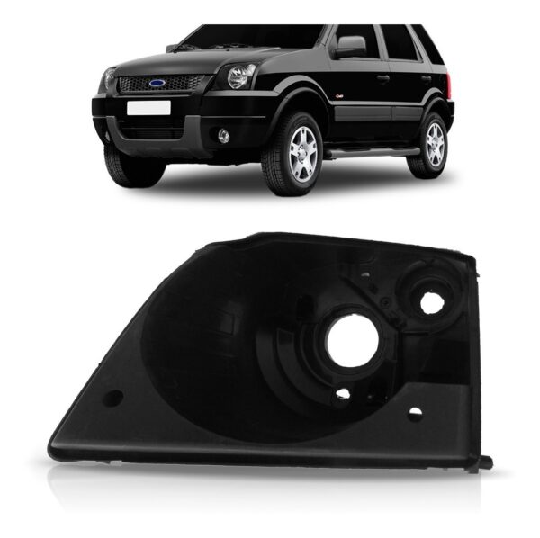 Carcaça De Farol Ecosport 2003 2004 2005 2006 2007- Lado Esquerdo