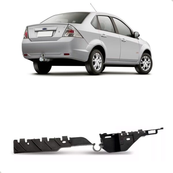 Guia Parachoque Traseiro Fiesta Sedan 2010 2011 2012 A 2014 Lado Direito