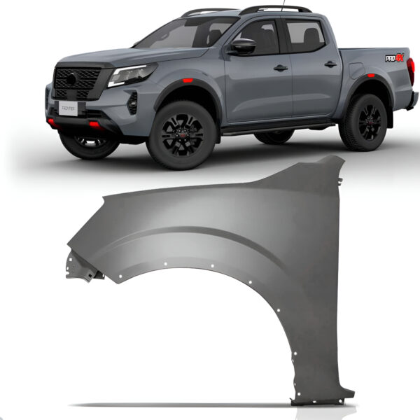 Paralama Frontier Pro 4x 2020 A 2022 2023 Com Furo Moldura Lado Esquerdo