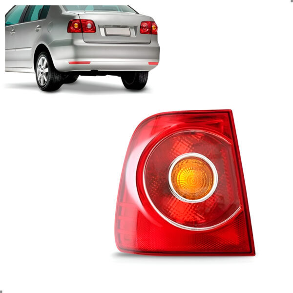 Sinaleira Para Polo 2007 A 2014 Sedan Vermelho Ambar Canto Lado Esquerdo