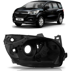 Carcaça Farol Spin 2012 2013 2014 2015 2016 Manual Lado Direito