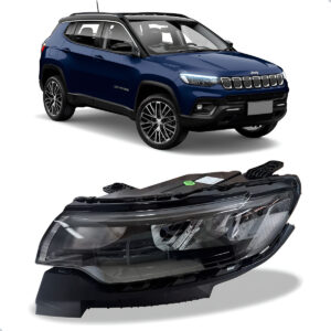 Farol Elétrico Compass 2022 A 2024 C/ Led S/ Xênon S/ Reator Lado Esquerdo