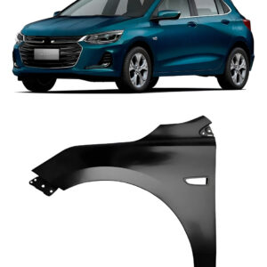 Paralama Onix 2020 2021 2022 Com Furo Pisca Lado Esquerdo