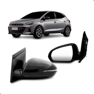 Retrovisor Externo Hb20 2023 A 2024 Eletrico Com Sinaleira Lado Esquerdo